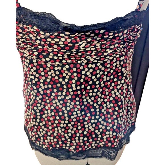 Style&Co NWT Dolce Vita silk blend cami top Sz 10 Retro 90s going out babydoll - Picture 2 of 6